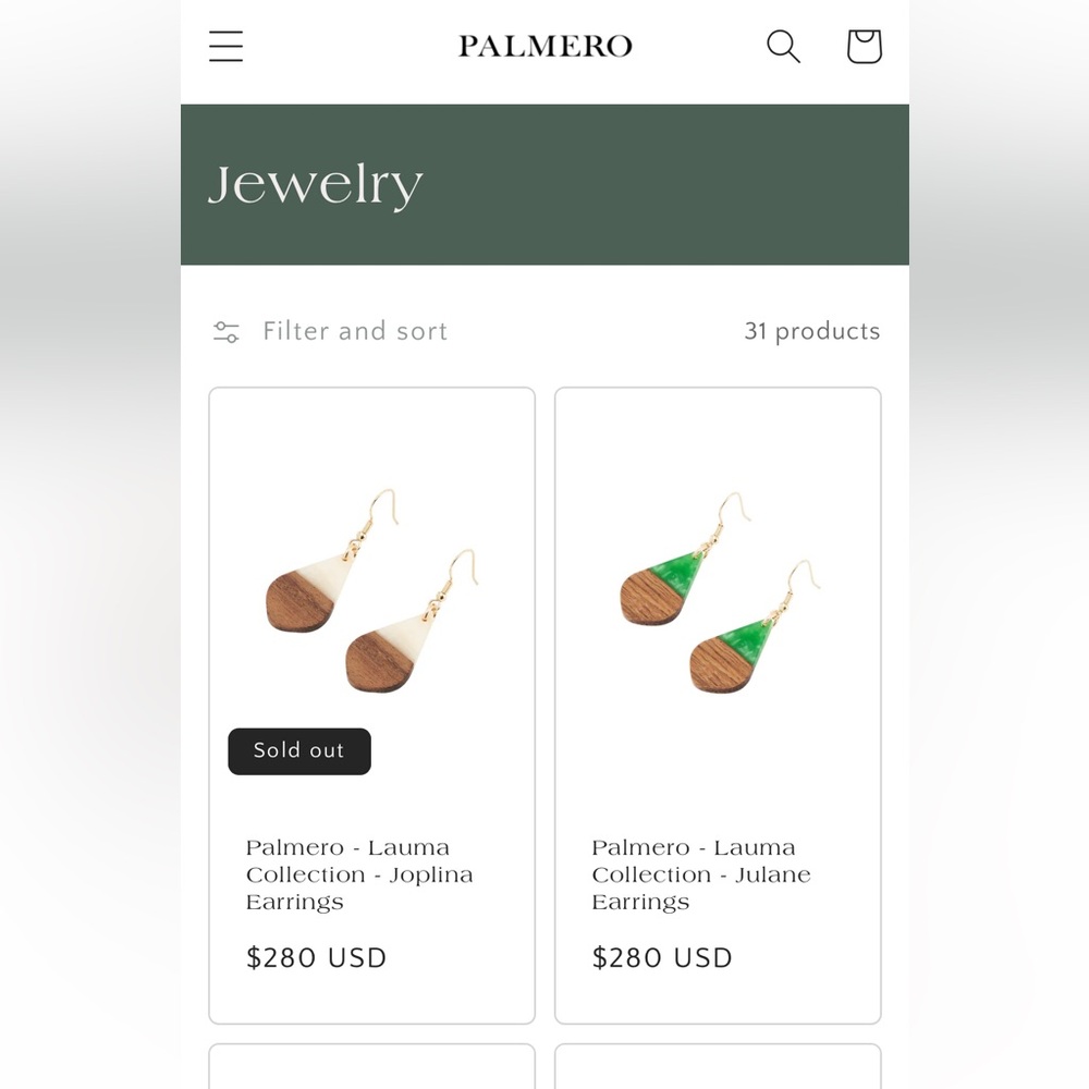Palmero Julane Drop Earrings New